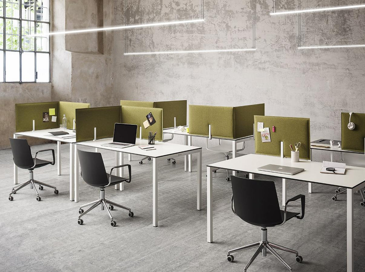 Piuma Acoustic Desk Panels-Gaber-Contract Furniture Store