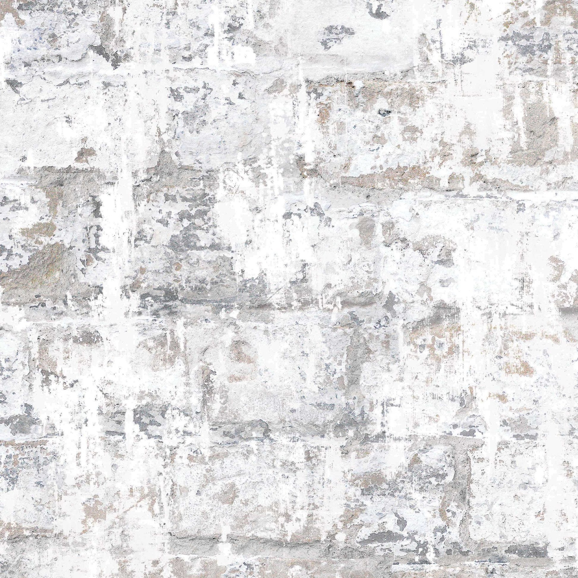 Plaster Brick Effect Wallpaper