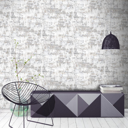 Plaster Brick Effect Wallpaper