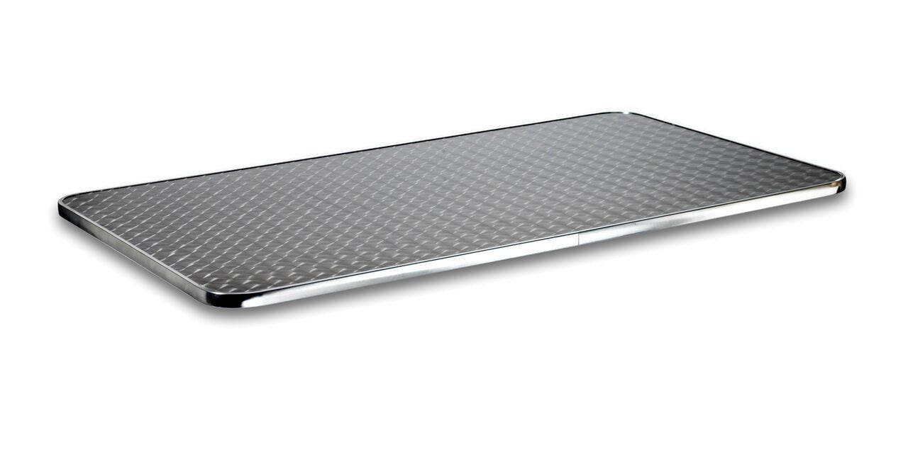 Polished Stainless Steel Table Top-Contract Furniture Store for hospitality, leisure & commercial projects