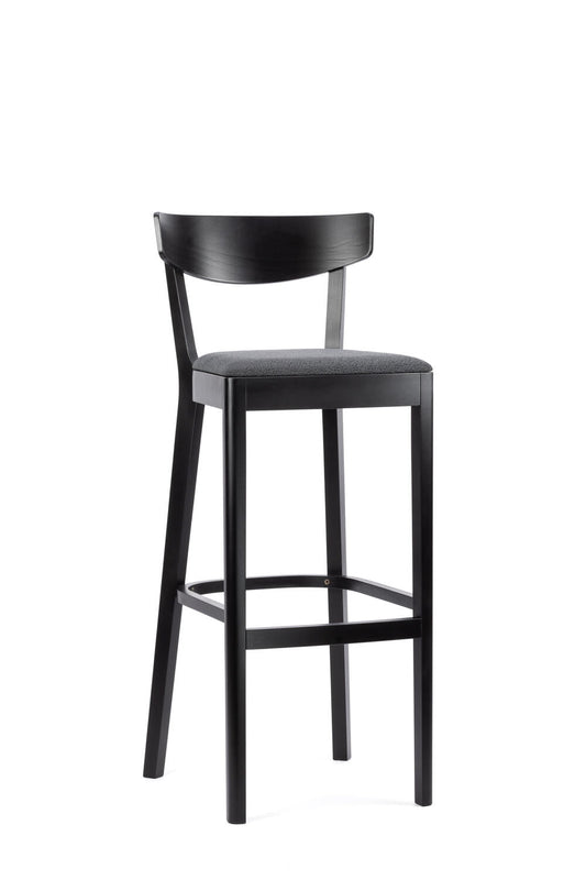 Prag Upholstered Bar Stool-Contract Furniture Store for hospitality, leisure & commercial projects