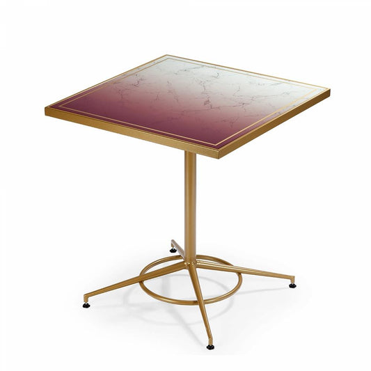 Praga Capri Printed Glass Dining Table-Contract Furniture Store for hospitality, leisure & commercial projects