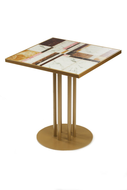 Praga Roma Printed Glass Dining Table-Contract Furniture Store for hospitality, leisure & commercial projects