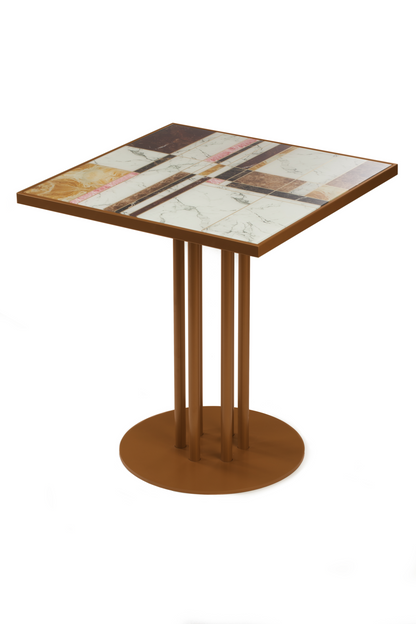 Praga Roma Printed Glass Dining Table-Contract Furniture Store for hospitality, leisure & commercial projects