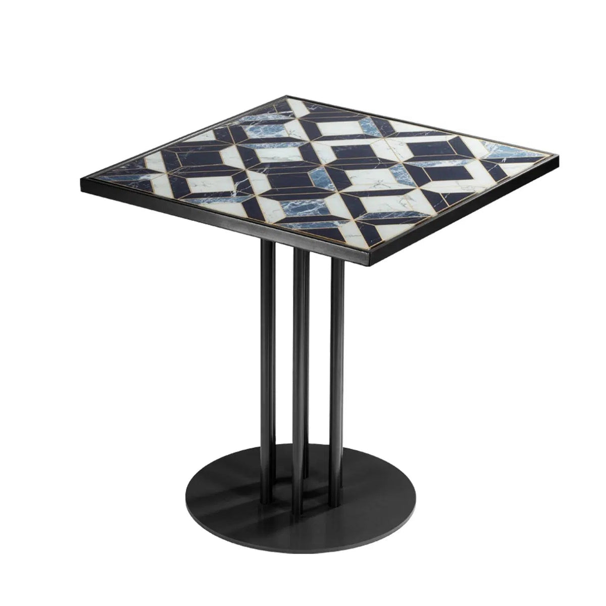 Praga Roma Printed Glass Dining Table-Mambo-Contract Furniture Store