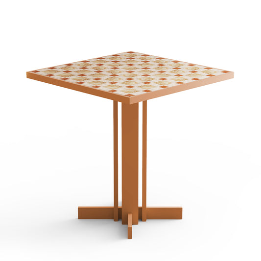 Praga Napoles Printed Glass Dining Table