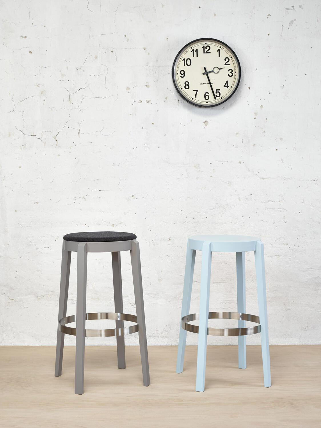 Punton Upholstered High Stool