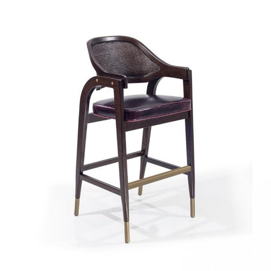 Ramiro Wicker High Stool-Contract Furniture Store for hospitality, leisure & commercial projects