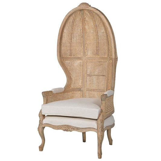 Rattan Porters Lounge Chair
