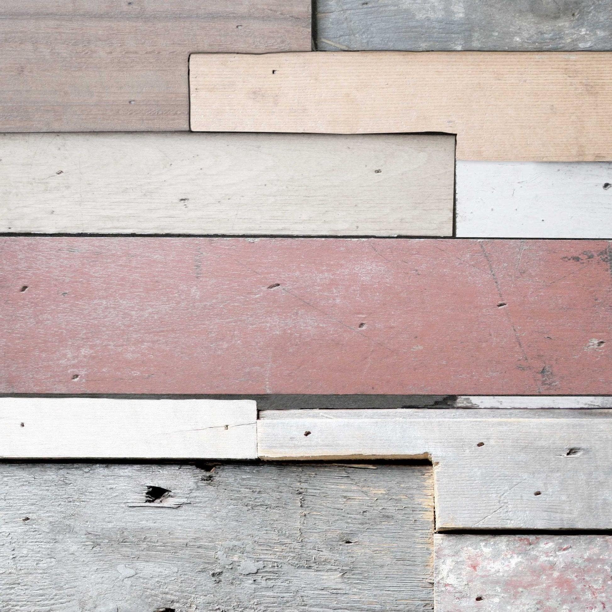 Reclaimed Wood Panel Effect Wallpaper