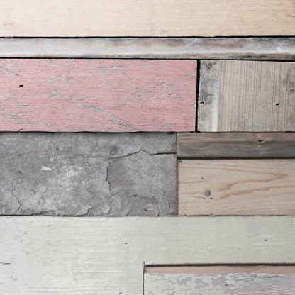 Reclaimed Wood Panel Effect Wallpaper
