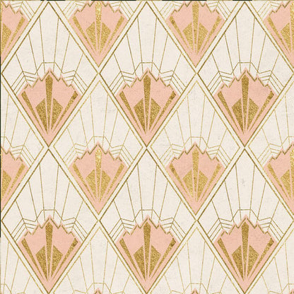 Revival Taupe Wallpaper