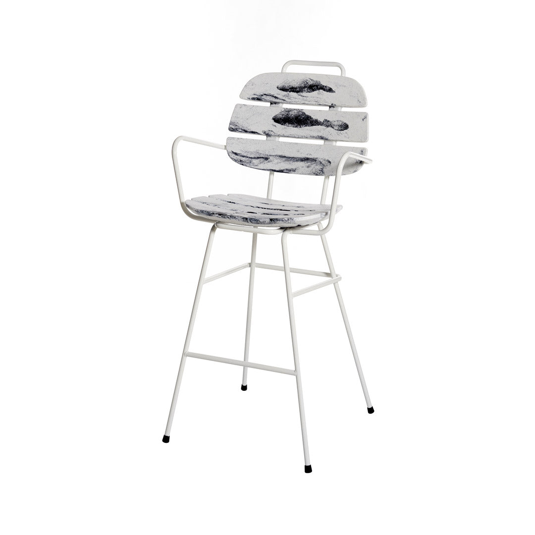 Ribs Up High Stool-Slide Design-Contract Furniture Store