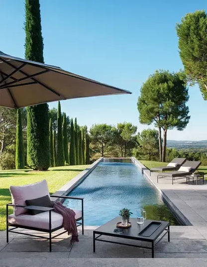 Rivage 9405 Sun Lounger-Contract Furniture Store for hospitality, leisure & commercial projects