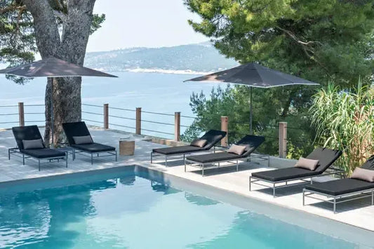 Rivage 9405 Sun Lounger-Contract Furniture Store for hospitality, leisure & commercial projects