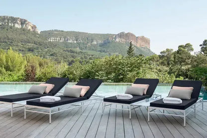 Rivage 9405 Sun Lounger-Contract Furniture Store for hospitality, leisure & commercial projects