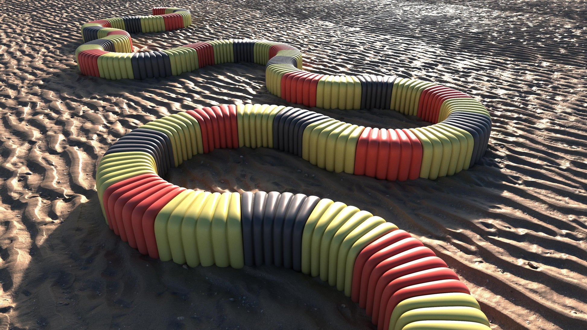 River Snake 903 Pouf