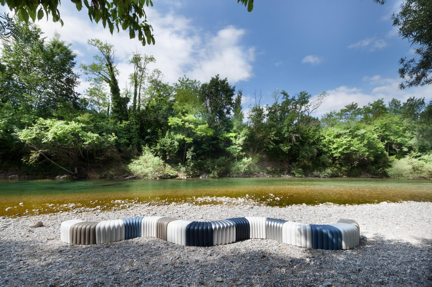 River Snake 903 Pouf-Contract Furniture Store for hospitality, leisure & commercial projects