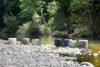 River Stone 903 Small Pouf