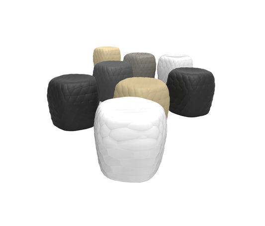River Stone 903 Small Pouf-Contract Furniture Store for hospitality, leisure & commercial projects