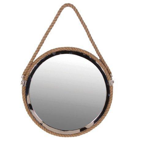 Rope Edge Round Mirror