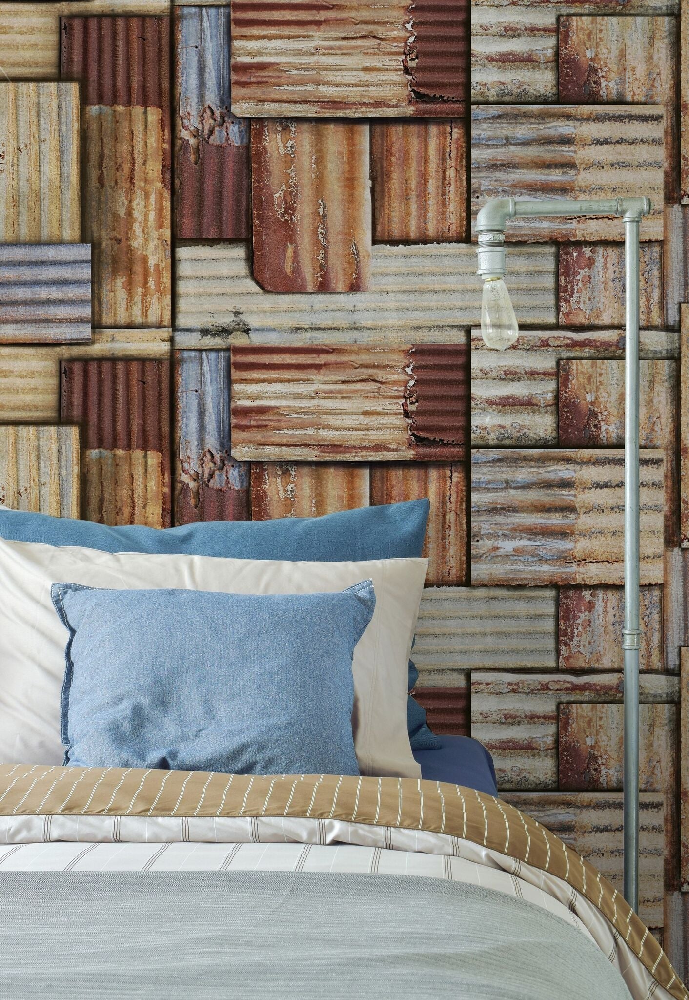 Rusty Tin Wallpaper-Contract Furniture Store for hospitality, leisure & commercial projects