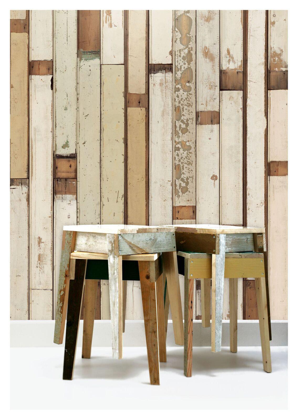 Scrapwood Wallpaper PHE-01