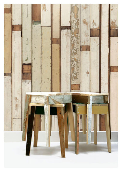 Scrapwood Wallpaper PHE-01
