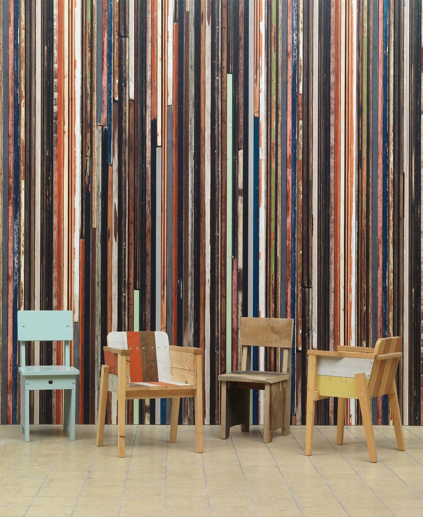 Scrapwood Wallpaper PHE-15-Contract Furniture Store for hospitality, leisure & commercial projects