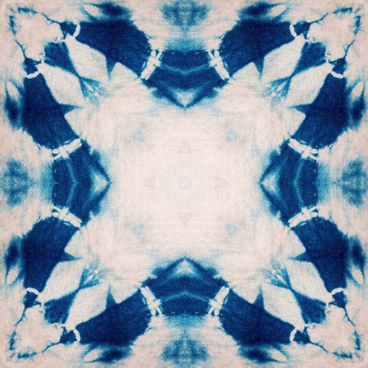 Shibori Flower Wallpaper