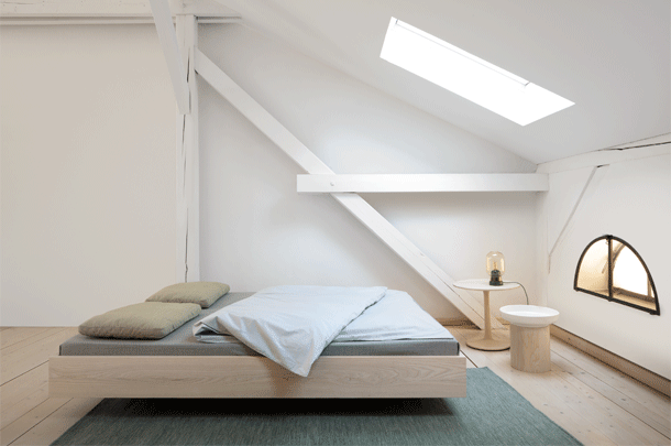 Simple Double Bed-Zeitraum-Contract Furniture Store