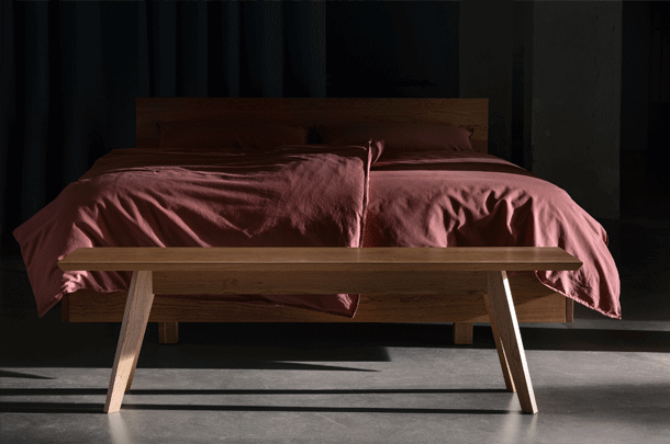 Simple Hi Bold Double Bed-Zeitraum-Contract Furniture Store