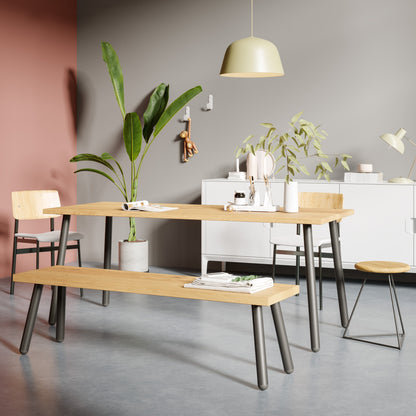 Single Pin Round Leg Dining Base-Contract Furniture Store for hospitality, leisure & commercial projects