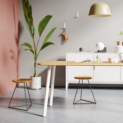 Single Pin Round Leg Dining Base-Contract Furniture Store for hospitality, leisure & commercial projects