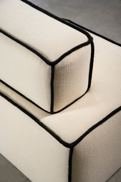 Sketch Pouf with Armrest