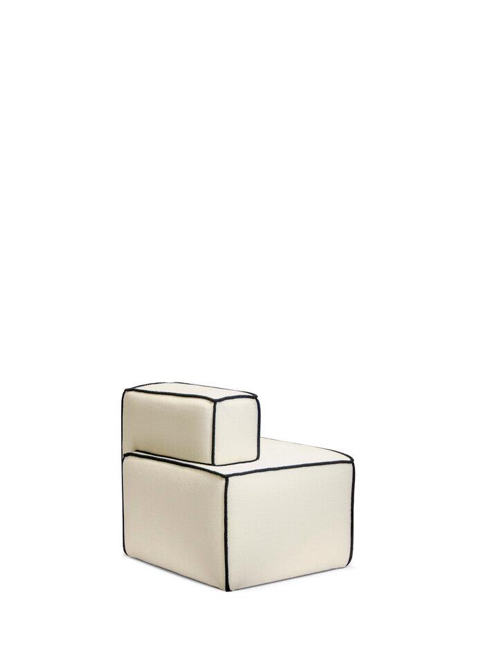 Sketch Pouf with Armrest