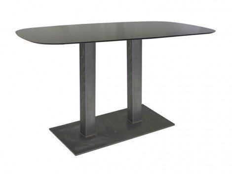 Slim Weld Rect Twin Dining Base-Contract Furniture Store for hospitality, leisure & commercial projects