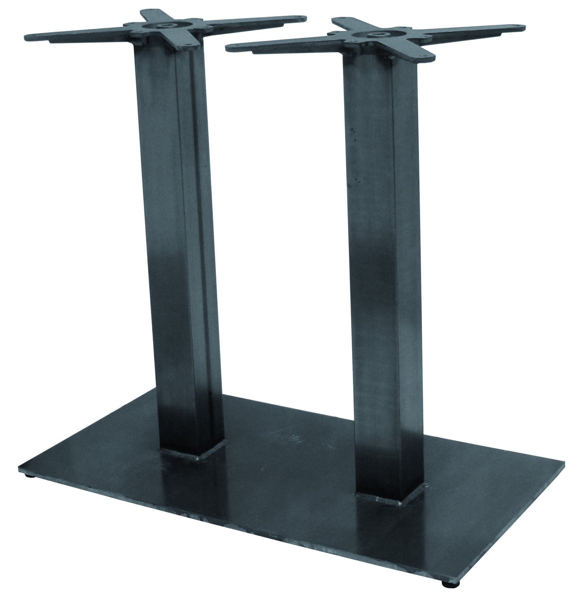 Slim Weld Rect Twin Dining Base-Vela-Contract Furniture Store