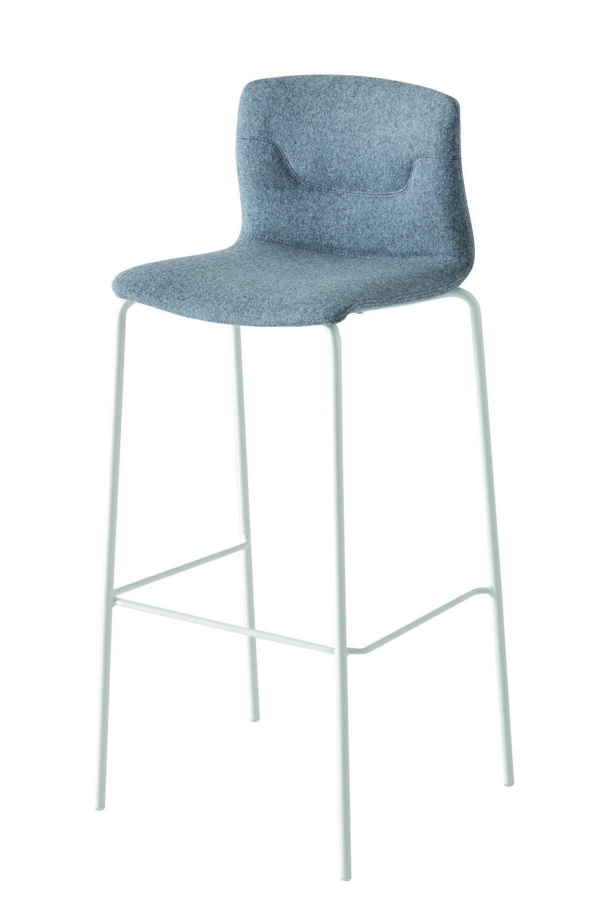 Slot High Stool c/w Metal Legs-Gaber-Contract Furniture Store