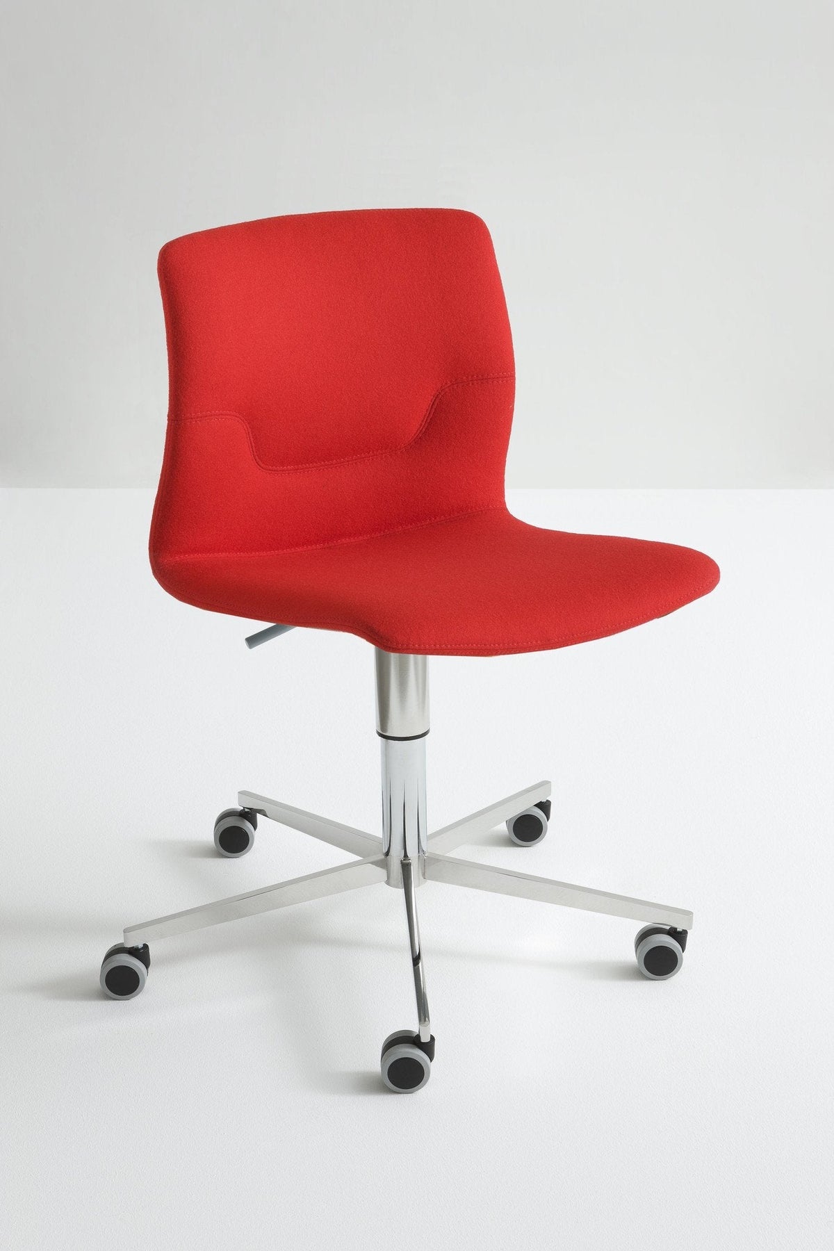 Slot Side Chair c/w Wheels-Gaber-Contract Furniture Store