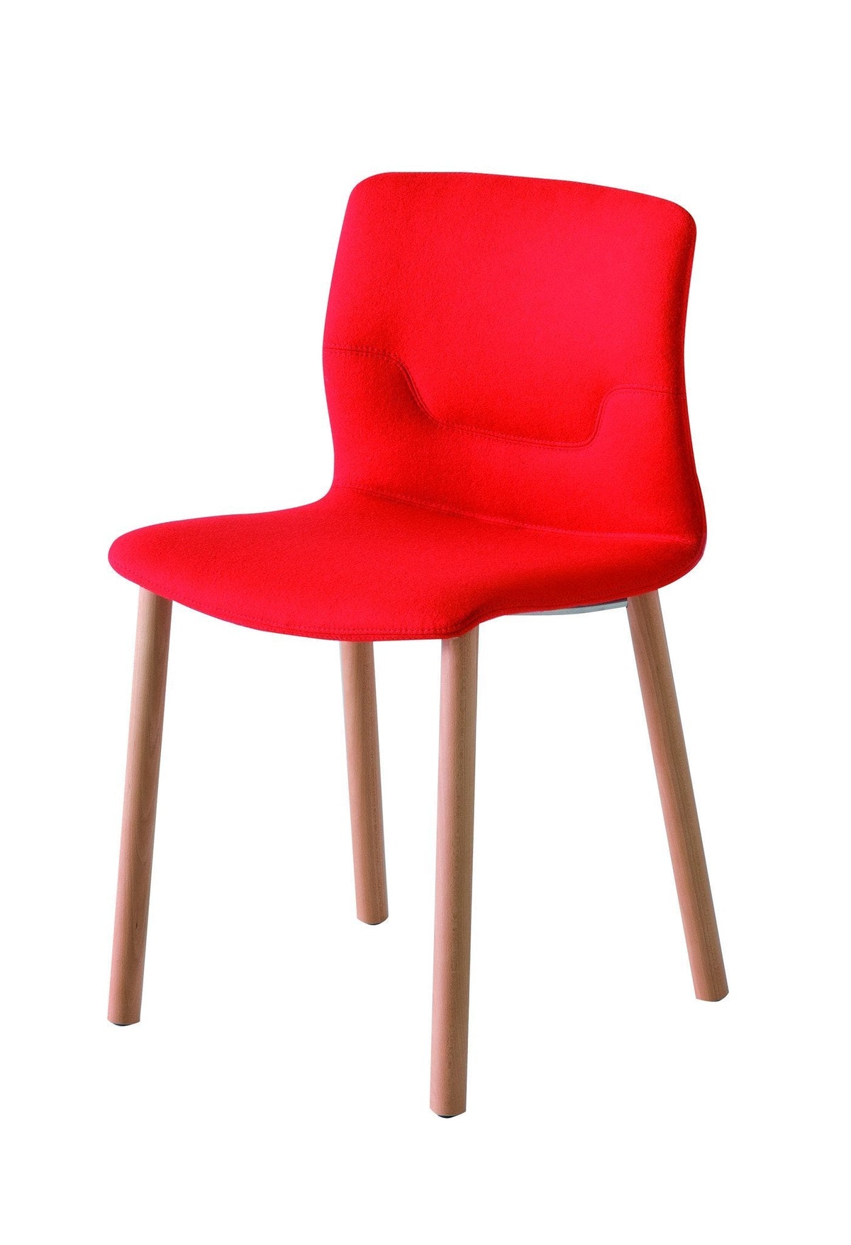 Slot Side Chair c/w Wood Legs-Gaber-Contract Furniture Store