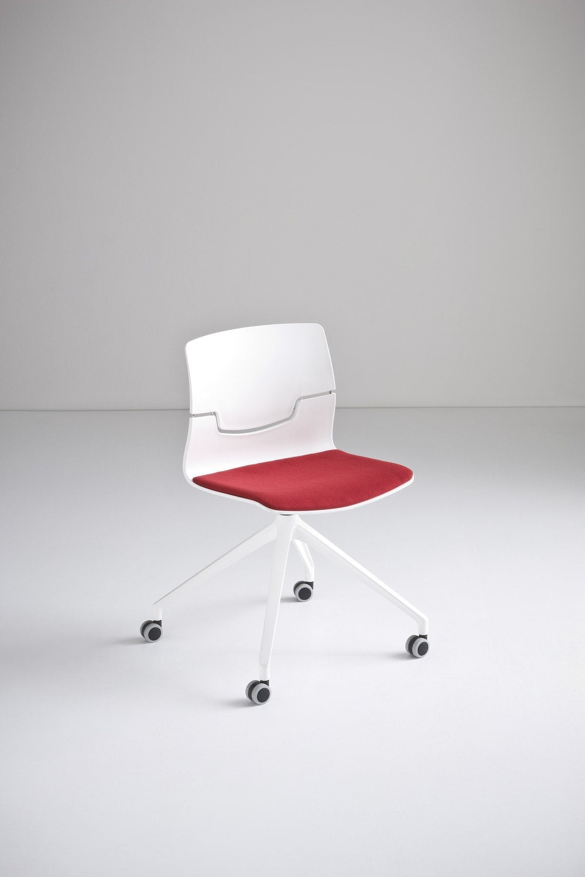 Slot Side Chair c/w Spider Wheels-Gaber-Contract Furniture Store