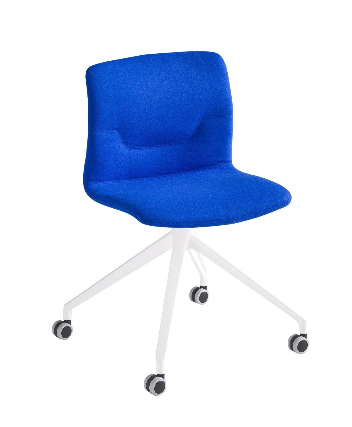 Slot Side Chair c/w Spider Wheels-Gaber-Contract Furniture Store