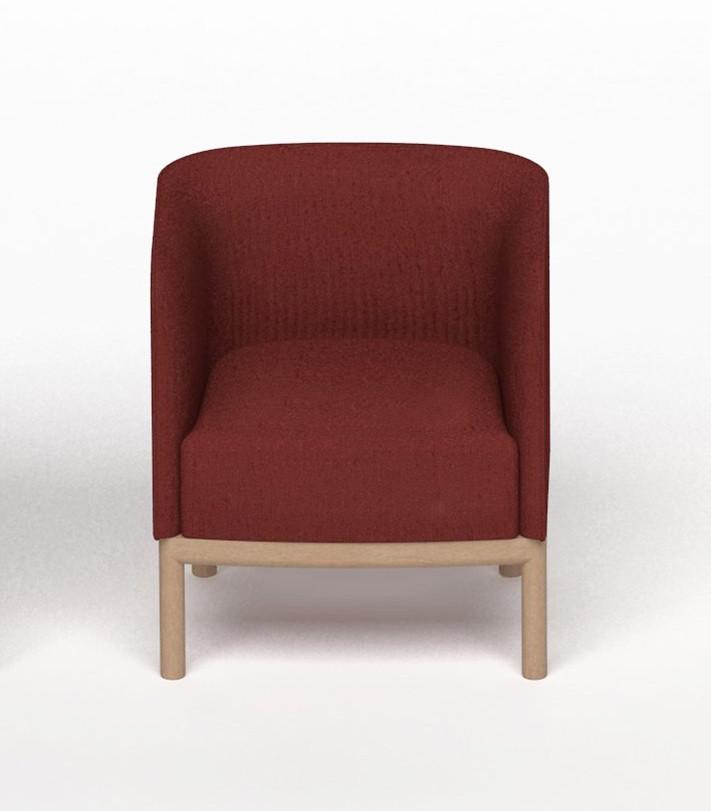 Small Place Wood Lounge Chair