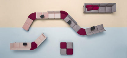 Social Plus 2S Sofa Unit-Contract Furniture Store for hospitality, leisure & commercial projects