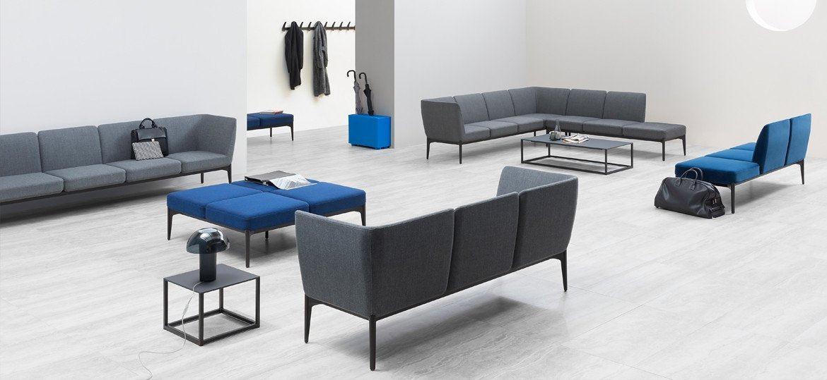 Social Plus 2S Sofa Unit-Pedrali-Contract Furniture Store