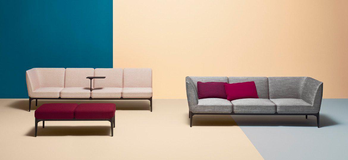 Social Plus 3S Sofa Unit-Pedrali-Contract Furniture Store