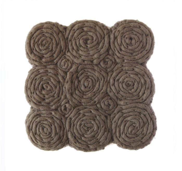Spiral Brown Rug-Nanimarquina-Contract Furniture Store