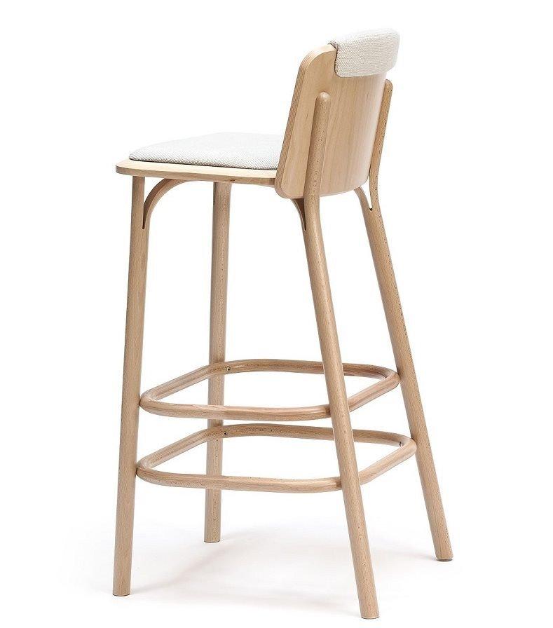 Split Upholstered High Stool