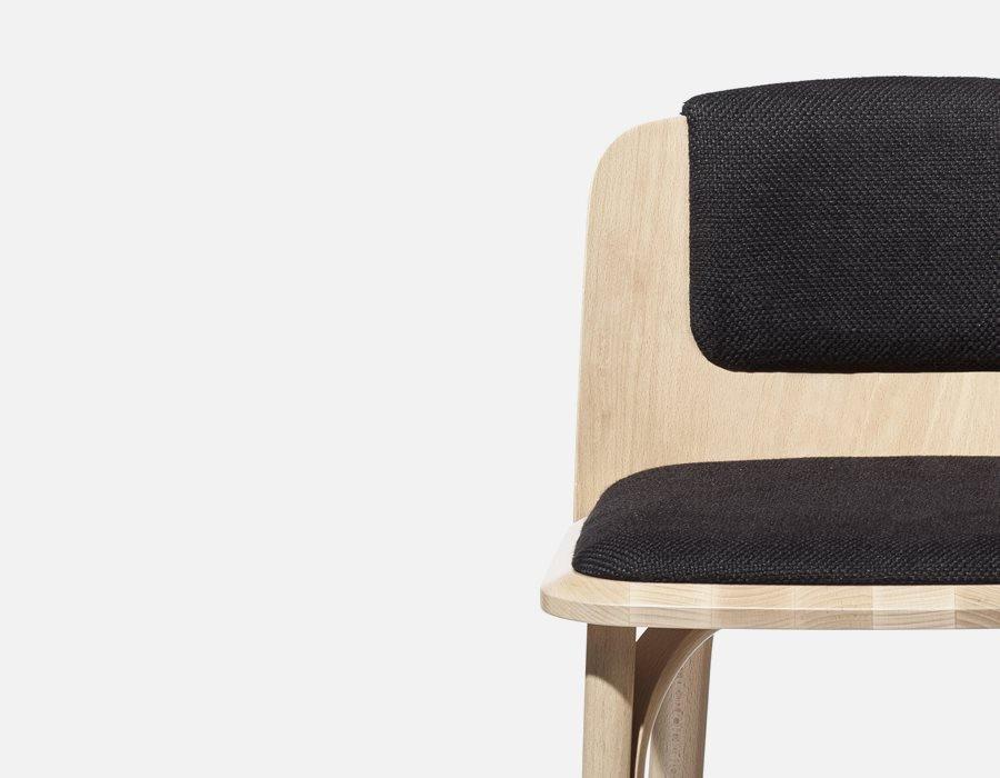 Split Upholstered High Stool